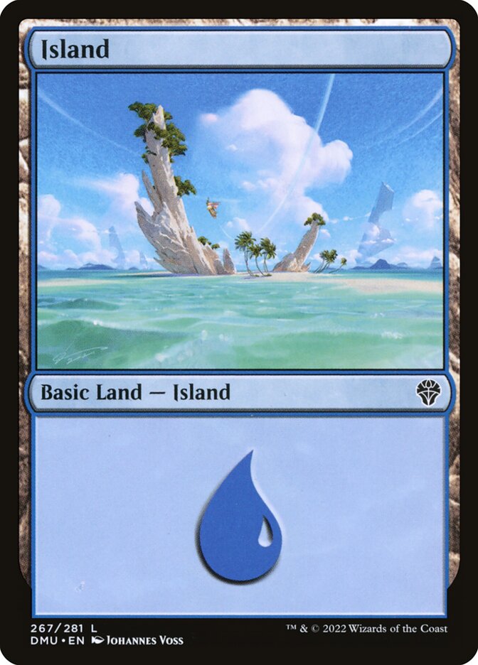 Ilha / Island - Magic: The Gathering - MoxLand