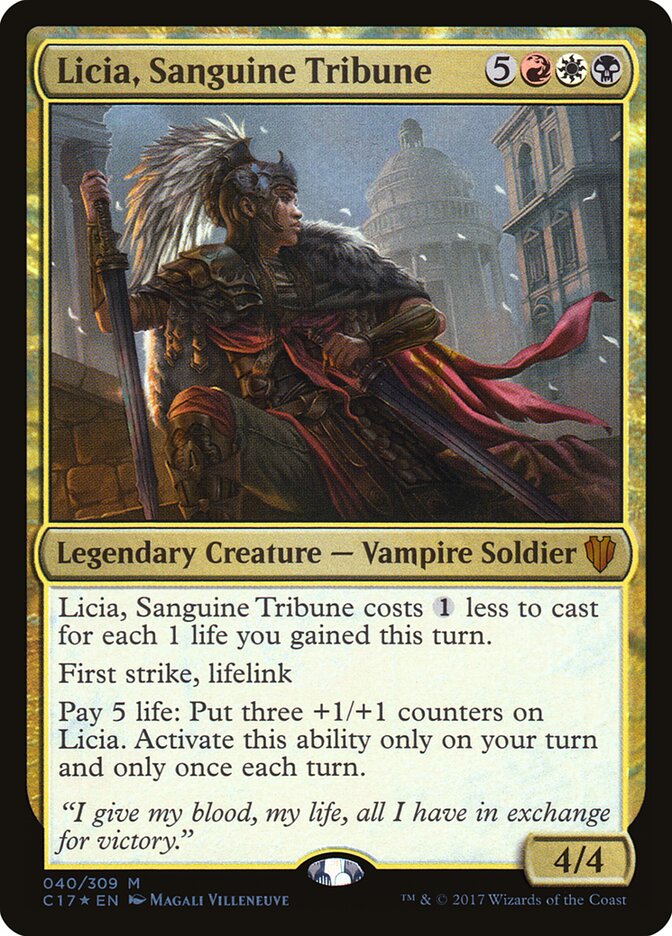 Licia, Tribuna Sanguinária / Licia, Sanguine Tribune - Magic: The Gathering - MoxLand