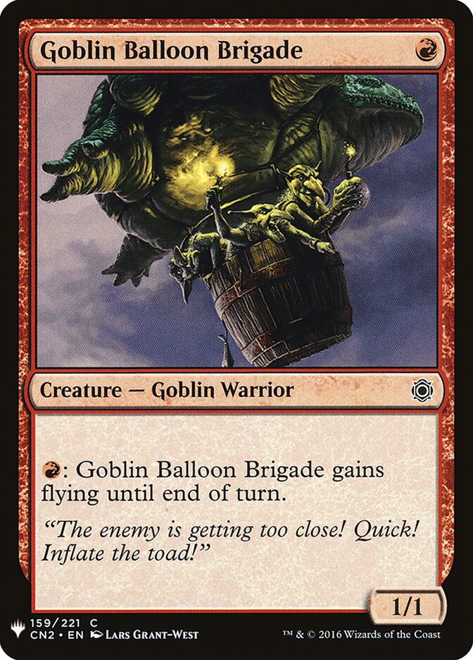 Brigada Baloeira Goblin / Goblin Balloon Brigade - Magic: The Gathering - MoxLand