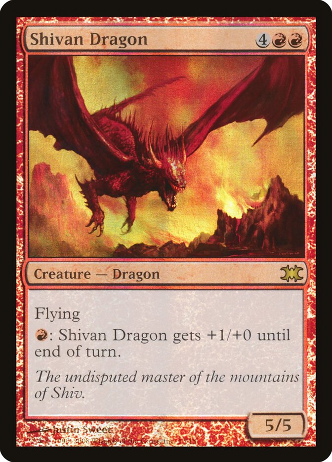 Dragão de Shiva / Shivan Dragon - Magic: The Gathering - MoxLand