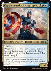 Captain America, Living Legend - Magic: The Gathering - MoxLand