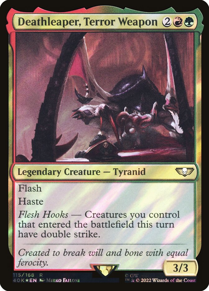 Saltador Mortal, Arma de Terror / Deathleaper, Terror Weapon - Magic: The Gathering - MoxLand