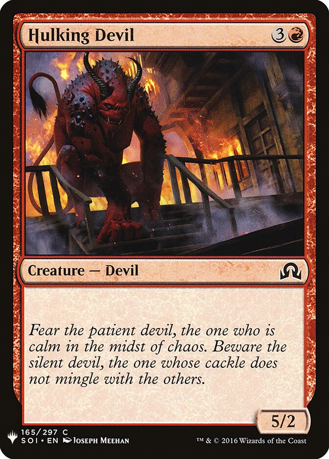 Diabo Brutamontes / Hulking Devil - Magic: The Gathering - MoxLand