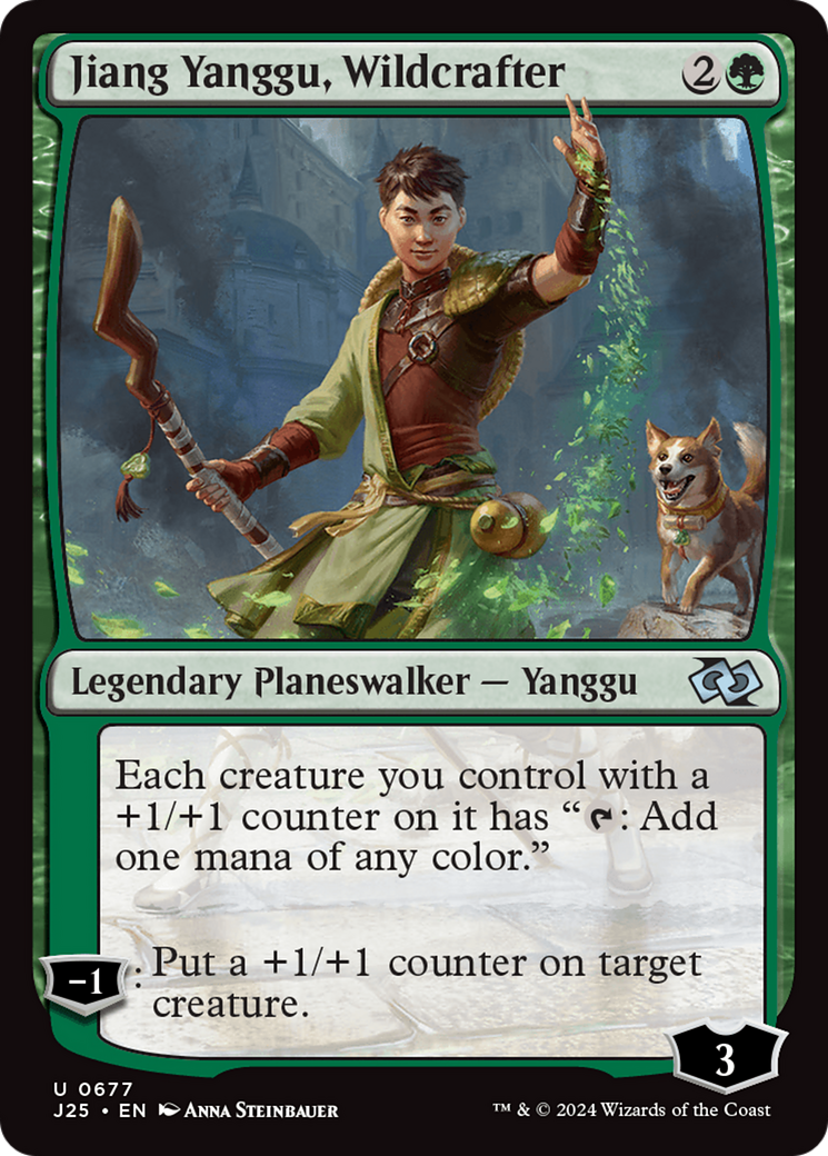 Jiang Yanggu, Naturoplasmador / Jiang Yanggu, Wildcrafter - Magic: The Gathering - MoxLand