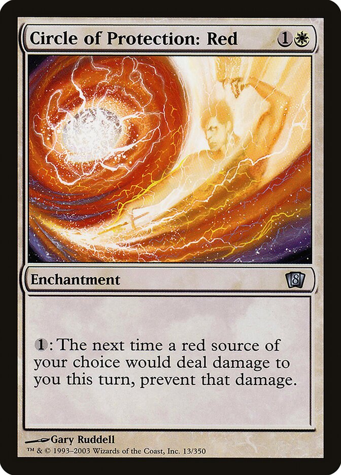 Círculo de Proteção: Vermelho / Circle of Protection: Red - Magic: The Gathering - MoxLand