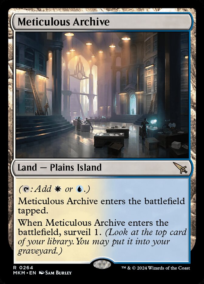 Arquivo Meticuloso / Meticulous Archive - Magic: The Gathering - MoxLand