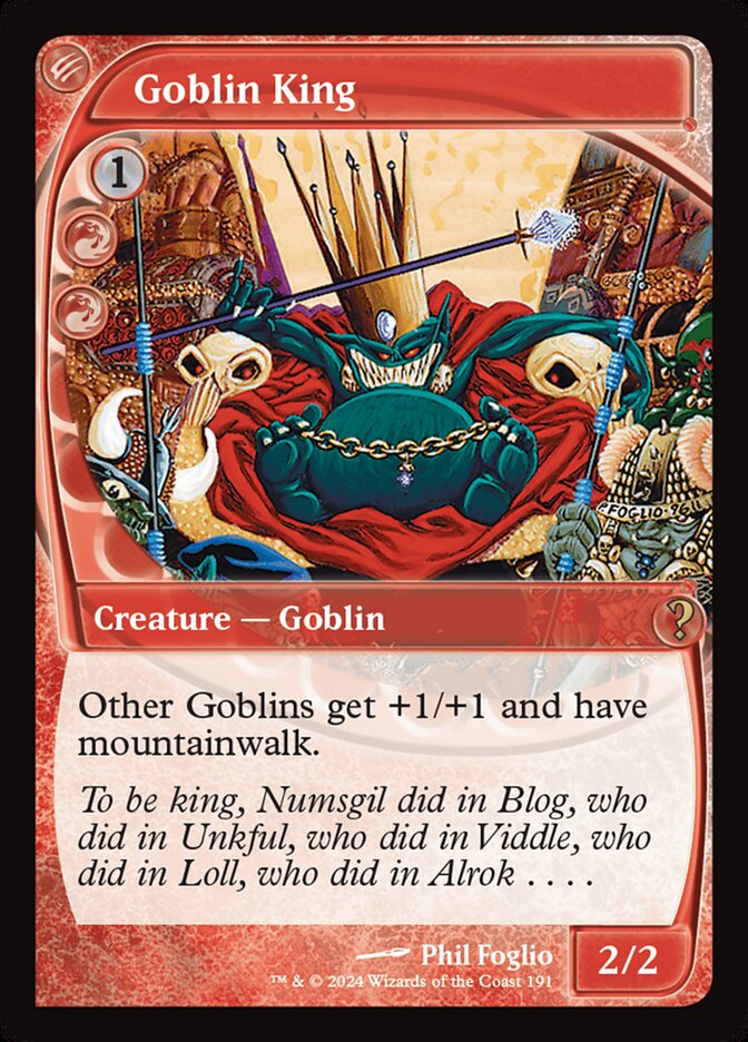 Rei dos Goblins / Goblin King - Magic: The Gathering - MoxLand