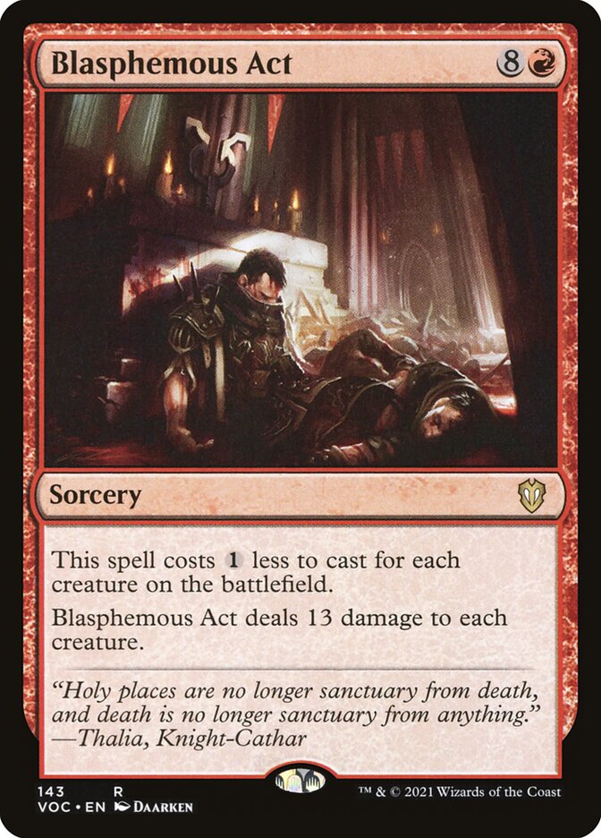 Ato Blasfemo / Blasphemous Act - Magic: The Gathering - MoxLand