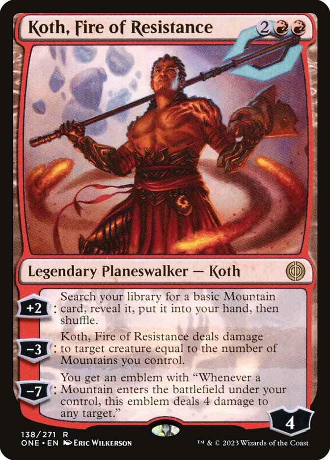 Koth, Fogo da Resistência / Koth, Fire of Resistance - Magic: The Gathering - MoxLand