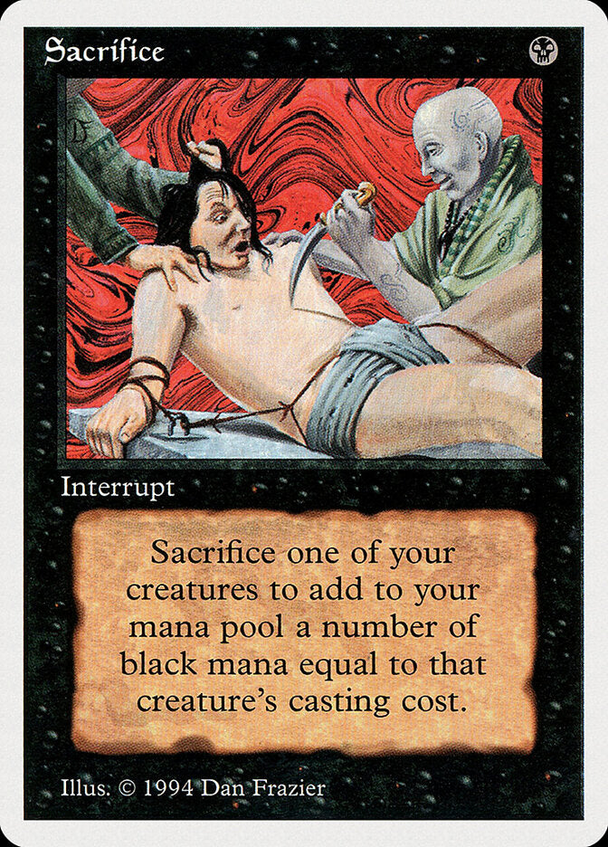 Sacrifice - Magic: The Gathering - MoxLand