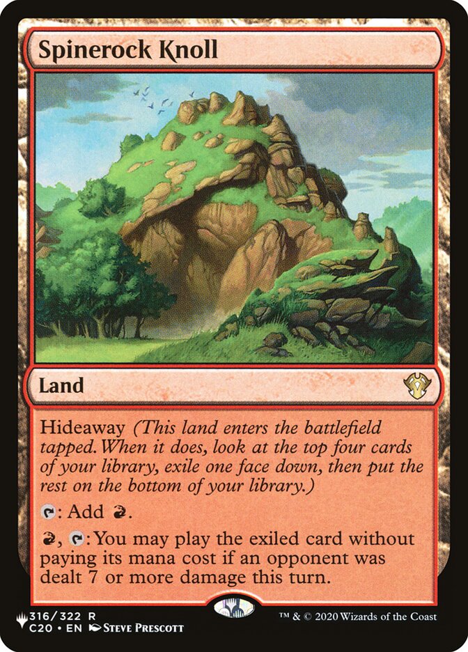 Colina da Rocha Espinhosa / Spinerock Knoll - Magic: The Gathering - MoxLand