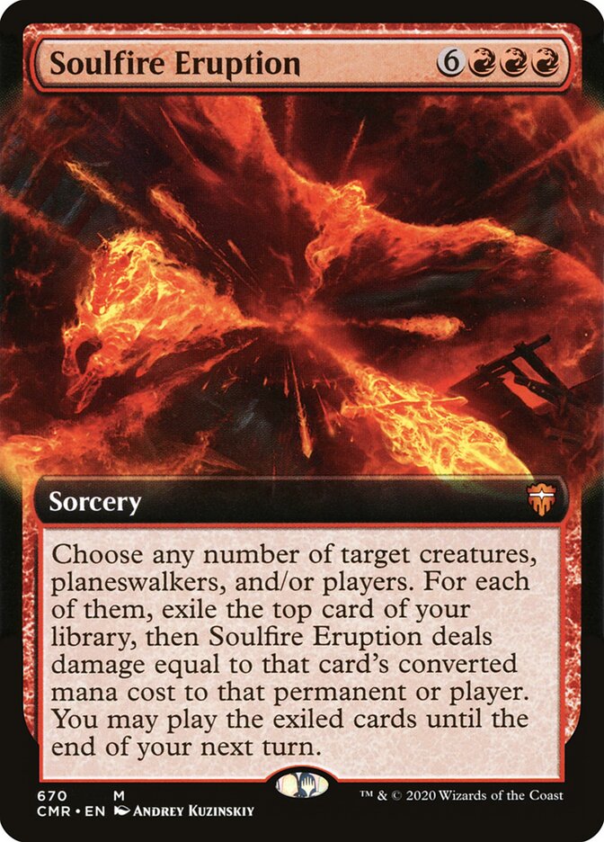 Erupção da Alma-ígnea / Soulfire Eruption - Magic: The Gathering - MoxLand