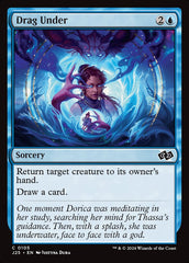 Arrastar para o Fundo (Drag Under) / Drag Under - Magic: The Gathering - MoxLand