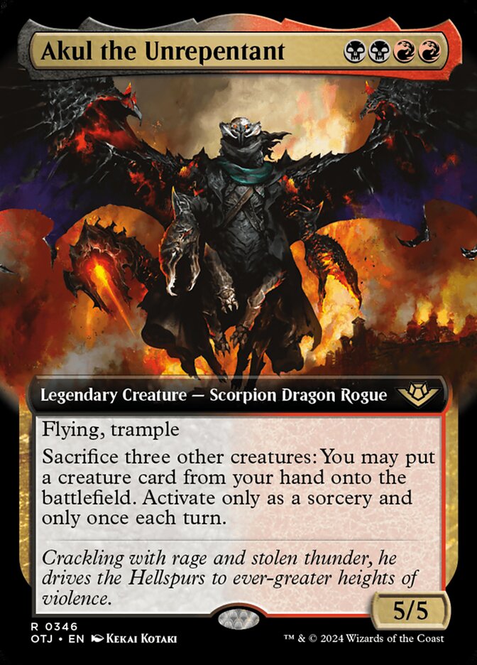 Akul, o Impenitente / Akul the Unrepentant - Magic: The Gathering - MoxLand