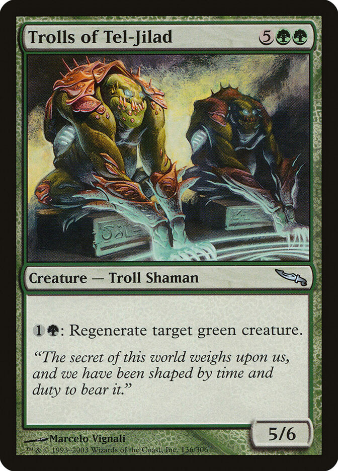 Trols de Tel-Jilad / Trolls of Tel-Jilad - Magic: The Gathering - MoxLand