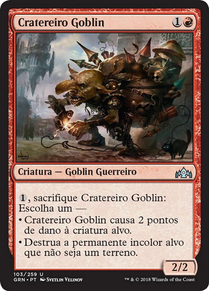 Cratereiro Goblin / Goblin Cratermaker - Magic: The Gathering - MoxLand