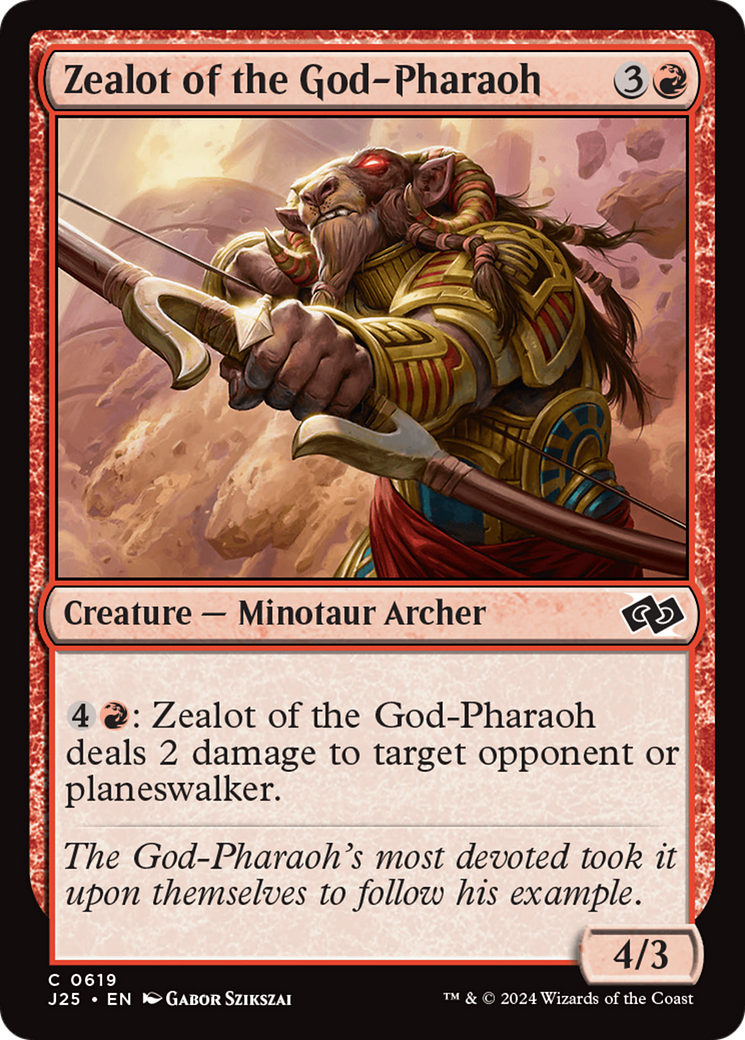 Zelote do Faraó-Deus / Zealot of the God-Pharaoh - Magic: The Gathering - MoxLand