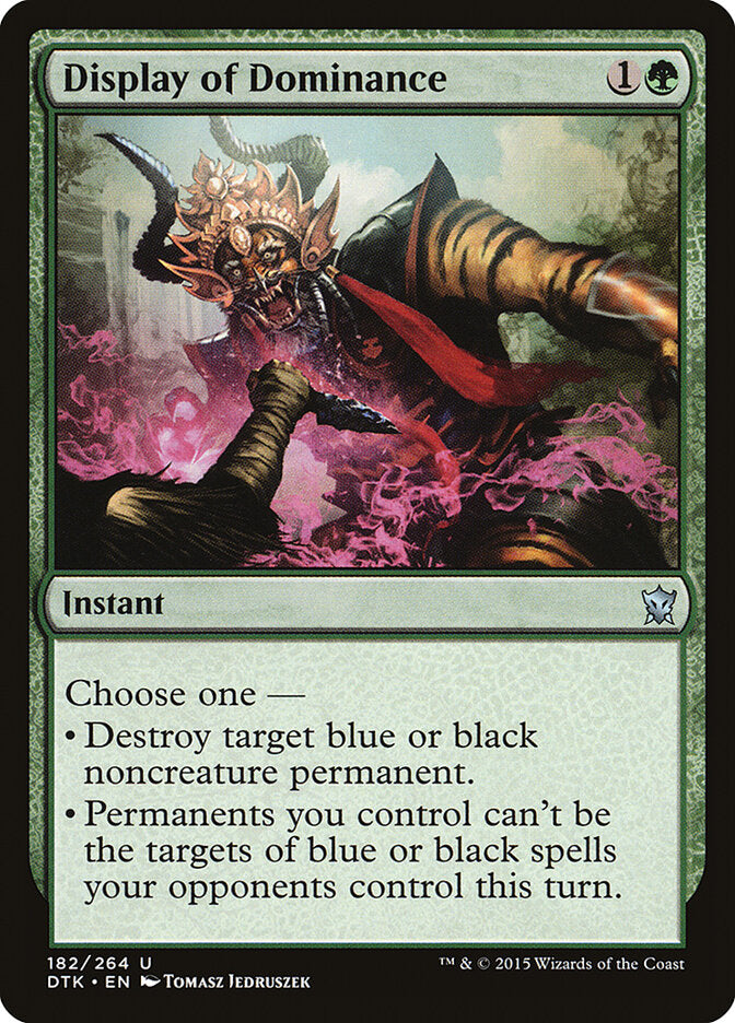 Demonstração de Domínio / Display of Dominance - Magic: The Gathering - MoxLand