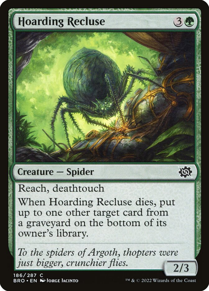 Reclusa Acumuladora / Hoarding Recluse - Magic: The Gathering - MoxLand
