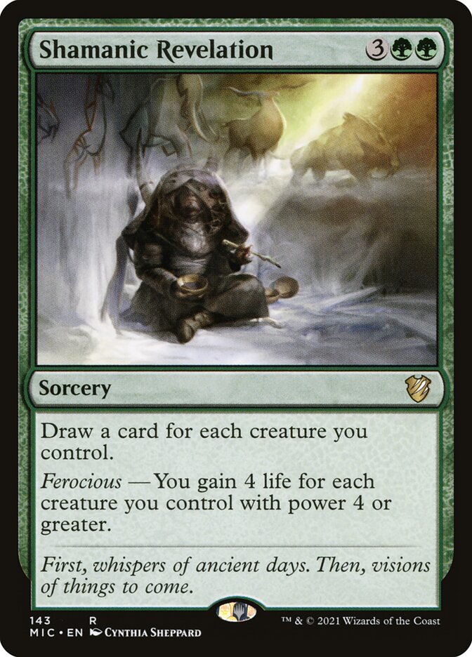 Revelação Xamânica / Shamanic Revelation - Magic: The Gathering - MoxLand