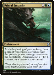 Empatia Primal / Primal Empathy - Magic: The Gathering - MoxLand