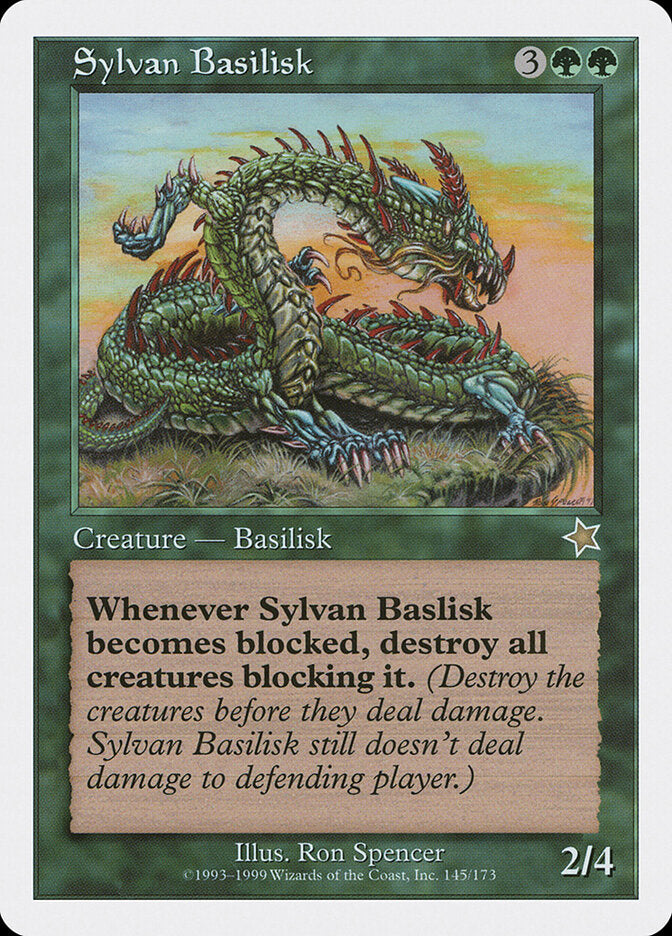 Basilisco Silvestre / Sylvan Basilisk - Magic: The Gathering - MoxLand