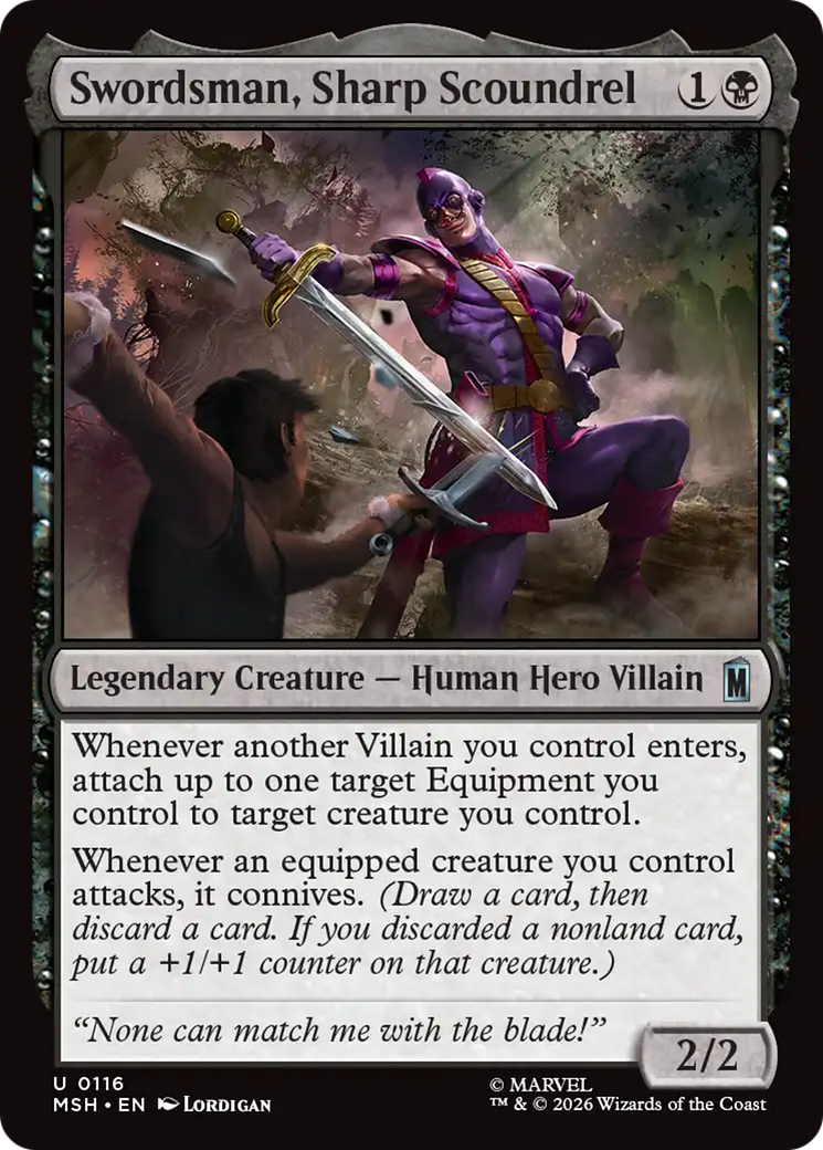 Swordsman, Sharp Scoundrel - Magic: The Gathering - MoxLand