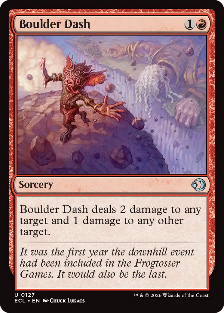 Corrida em Pedra / Boulder Dash - Magic: The Gathering - MoxLand
