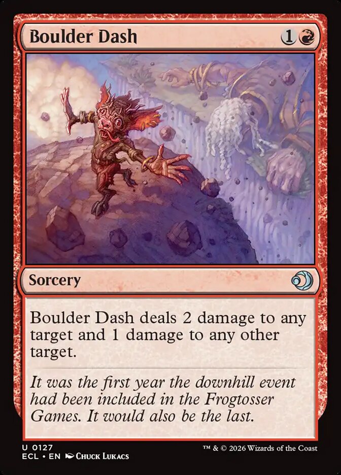 Corrida em Pedra / Boulder Dash - Magic: The Gathering - MoxLand