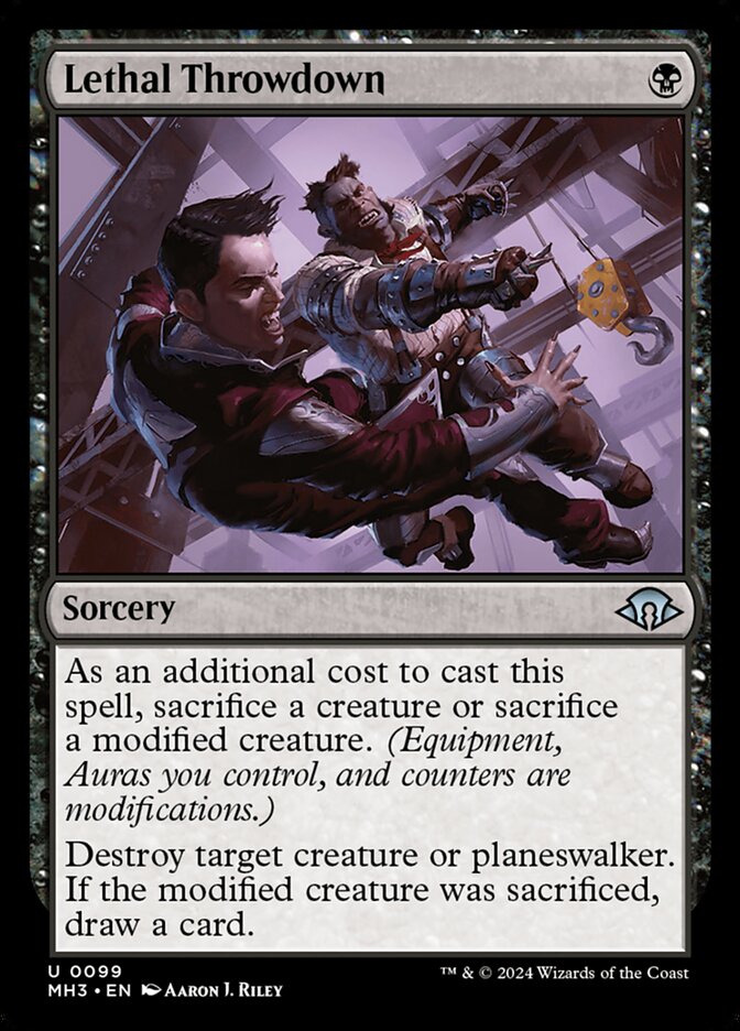 Arremesso Letal / Lethal Throwdown - Magic: The Gathering - MoxLand