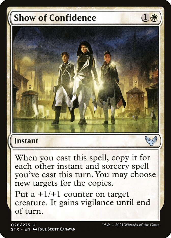 Demonstração de Confiança / Show of Confidence - Magic: The Gathering - MoxLand