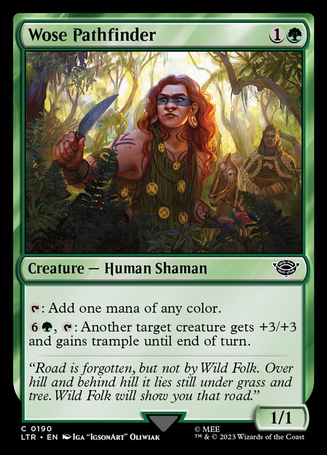 Trilheira Wose / Wose Pathfinder - Magic: The Gathering - MoxLand