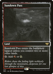 Passo do Poente / Sundown Pass - Magic: The Gathering - MoxLand