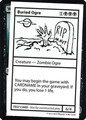 Buried Ogre - Magic: The Gathering - MoxLand