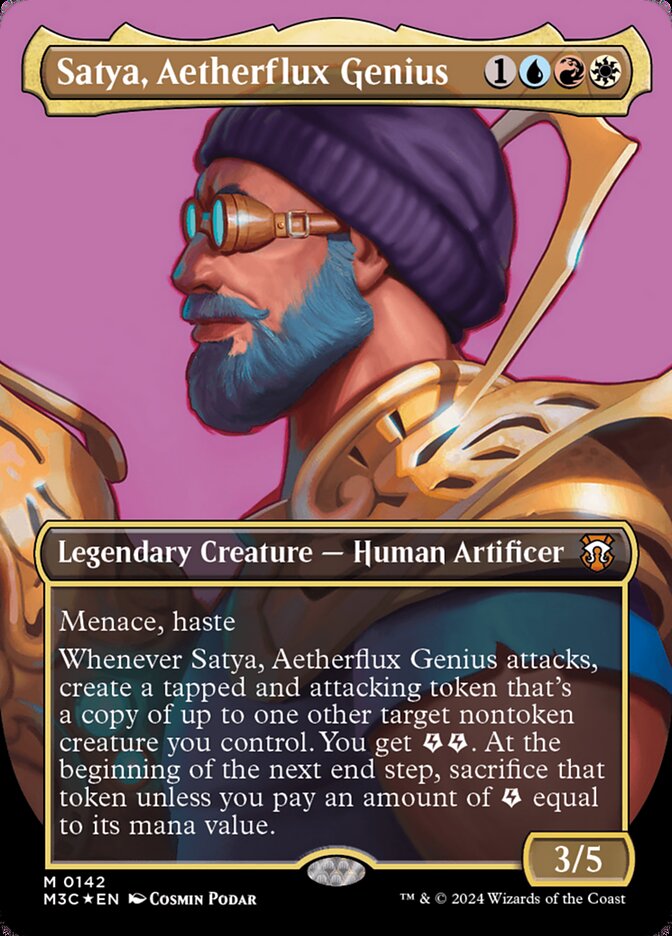 Satya, Gênio do Fluxo de Éter / Satya, Aetherflux Genius - Magic: The Gathering - MoxLand