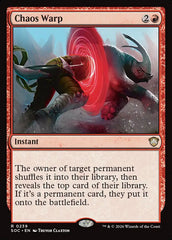 Distorção Caótica / Chaos Warp - Magic: The Gathering - MoxLand