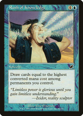 Torrente de Conhecimento / Rush of Knowledge - Magic: The Gathering - MoxLand