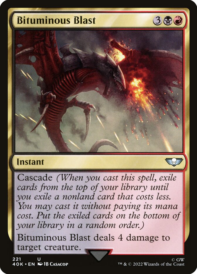 Explosão Betuminosa / Bituminous Blast - Magic: The Gathering - MoxLand