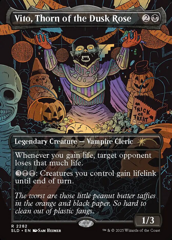 Vito, Espinho da Rosa do Ocaso / Vito, Thorn of the Dusk Rose - Magic: The Gathering - MoxLand