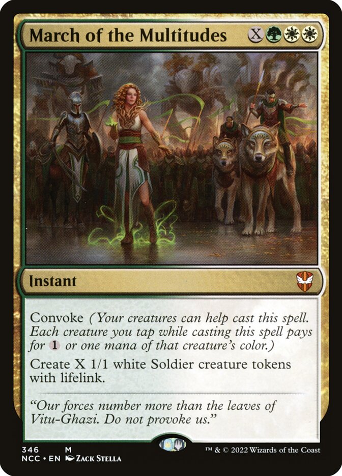 Marcha das Multidões / March of the Multitudes - Magic: The Gathering - MoxLand
