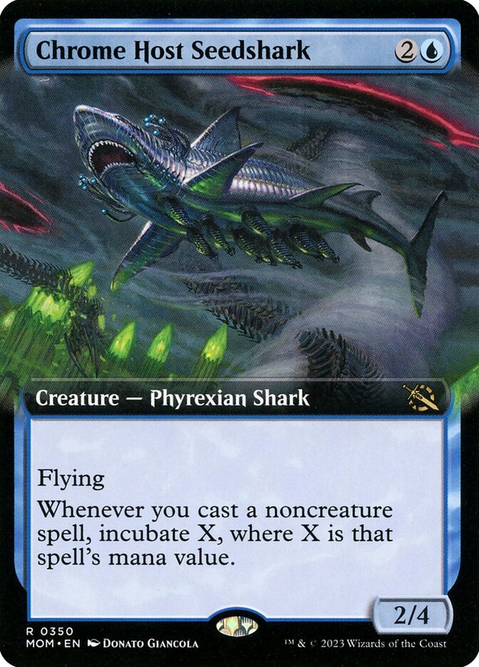 Tubarão-casulo da Hoste de Cromo / Chrome Host Seedshark - Magic: The Gathering - MoxLand