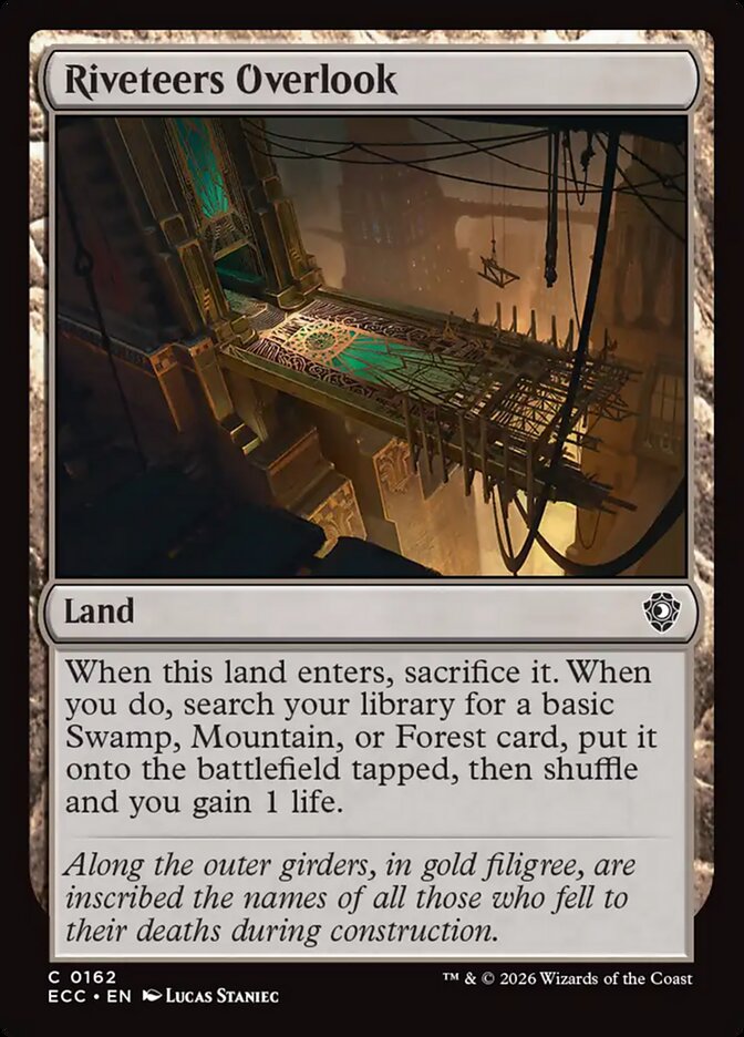 Mirante dos Rebiteiros / Riveteers Overlook - Magic: The Gathering - MoxLand