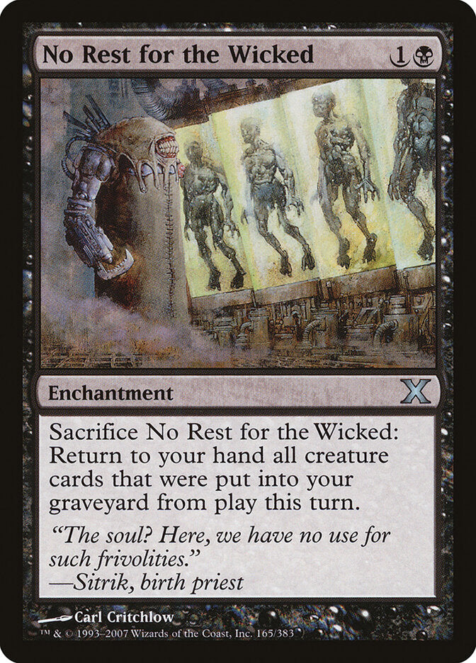 Sem Descanso para o Mal / No Rest for the Wicked - Magic: The Gathering - MoxLand