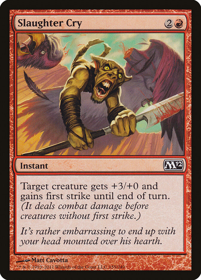 Grito Assassino / Slaughter Cry - Magic: The Gathering - MoxLand