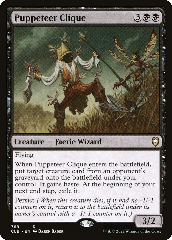 Facção Titeriteira / Puppeteer Clique - Magic: The Gathering - MoxLand