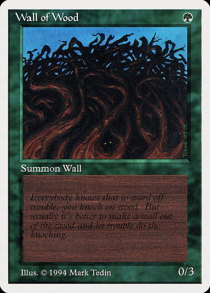 Barreira de Madeira / Wall of Wood - Magic: The Gathering - MoxLand