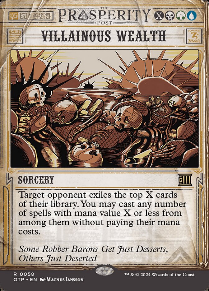 Riqueza Abominável / Villainous Wealth - Magic: The Gathering - MoxLand
