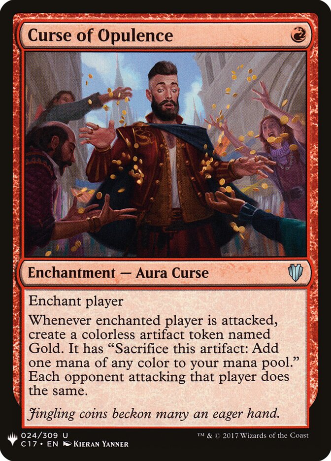 Maldição da Opulência / Curse of Opulence - Magic: The Gathering - MoxLand