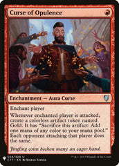 Maldição da Opulência / Curse of Opulence - Magic: The Gathering - MoxLand