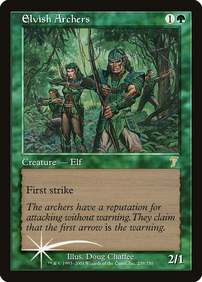 Arqueiros Élficos / Elvish Archers - Magic: The Gathering - MoxLand